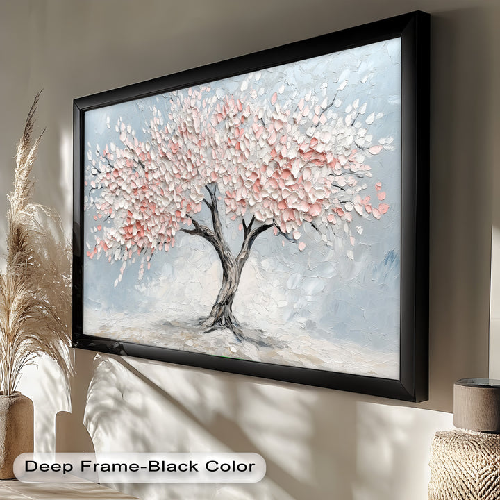Blossoming Cherry Tree – Floral Oil Painting