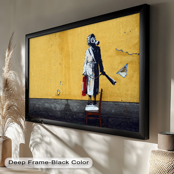 Domestic Rebellion – Banksy Oil Painting