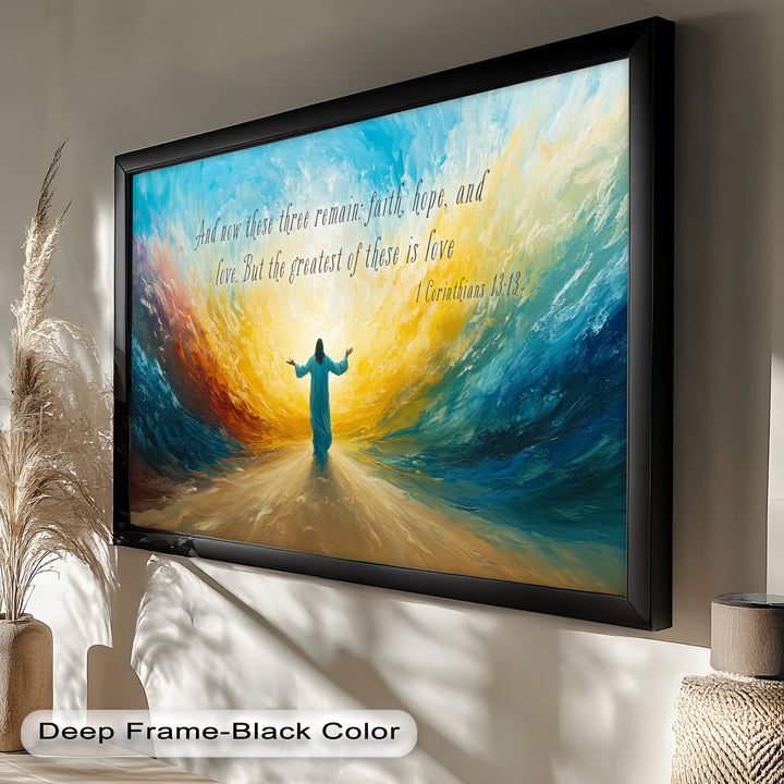 The Greatest of These is Love – Spiritual Abstract Artwork

