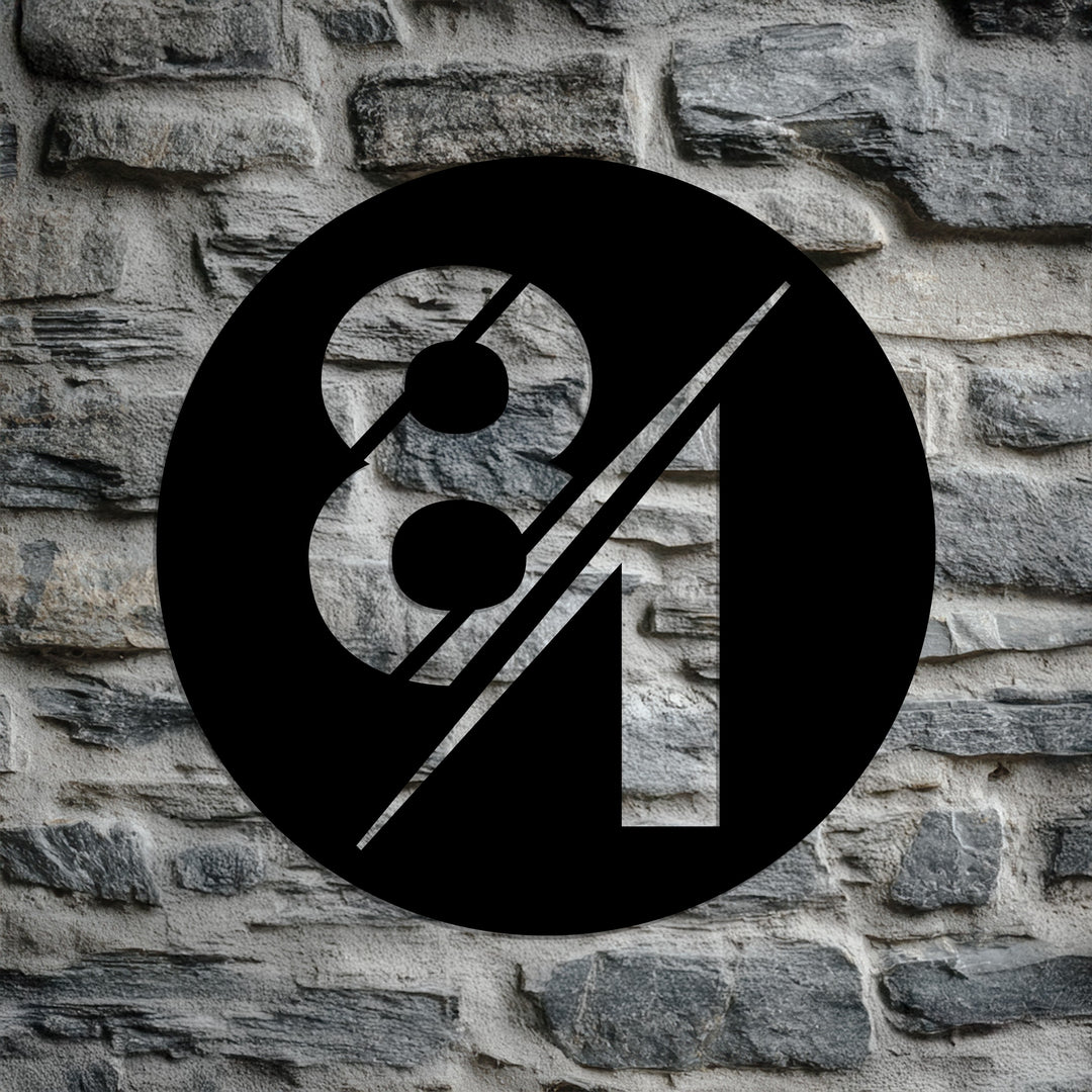 Flor Lunar – Luna y Flor de Loto Decoración De Pared Metal