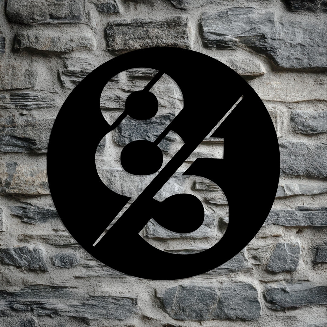 Flor Lunar – Luna y Flor de Loto Decoración De Pared Metal