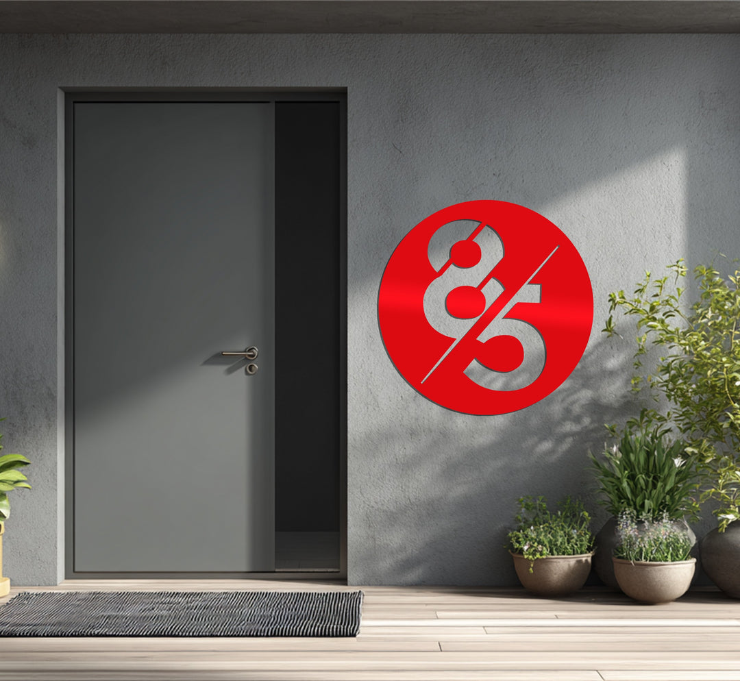 Flor Lunar – Luna y Flor de Loto Decoración De Pared Metal