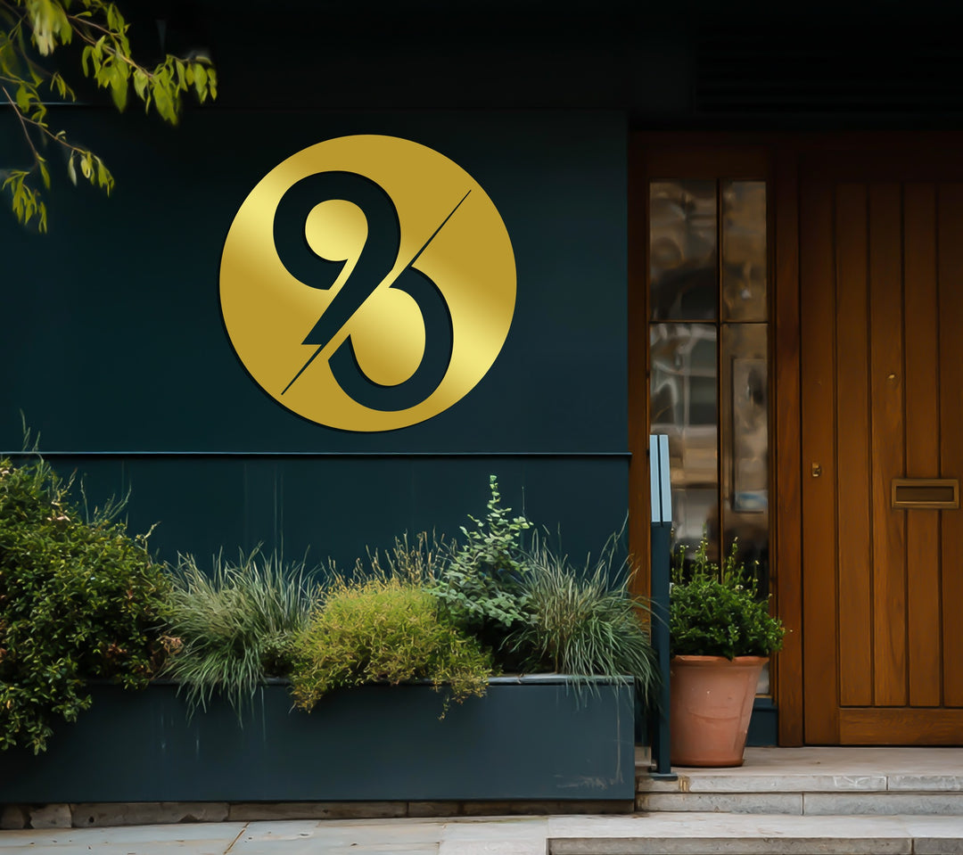 Flor Lunar – Luna y Flor de Loto Decoración De Pared Metal