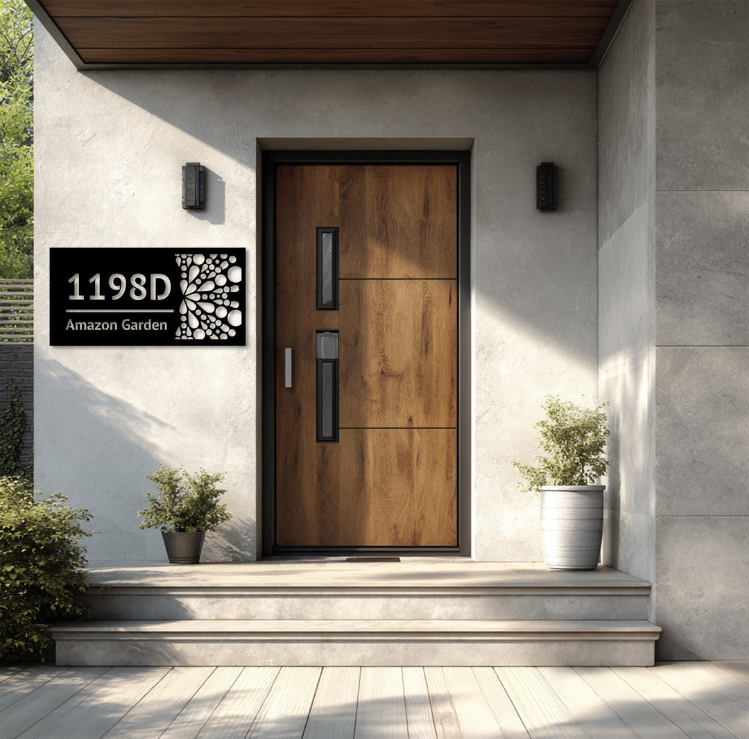 Contemporary dot pattern metal wall decor