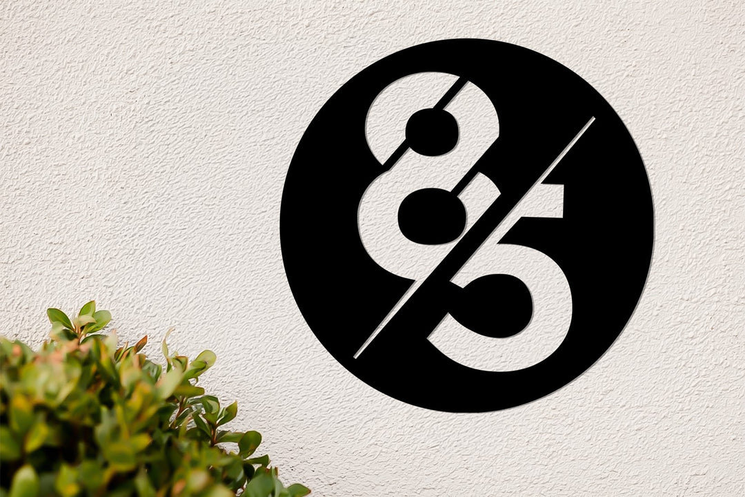 Flor Lunar – Luna y Flor de Loto Decoración De Pared Metal