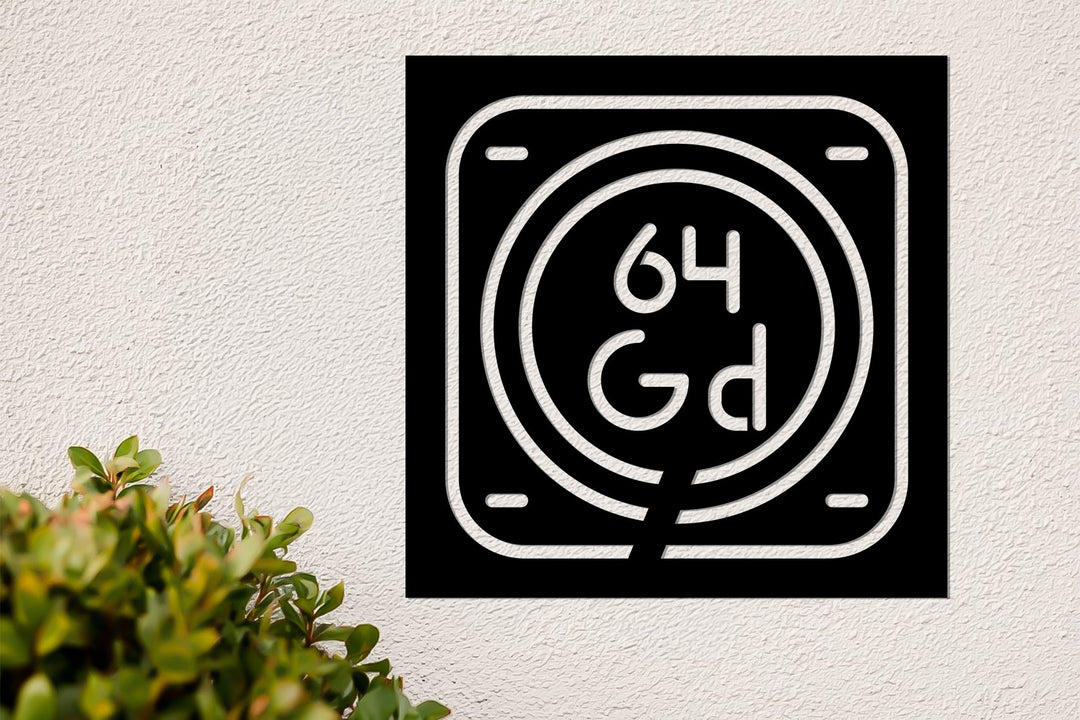 Mondblüte – Mond und Lotusblume Metall Wandbilder