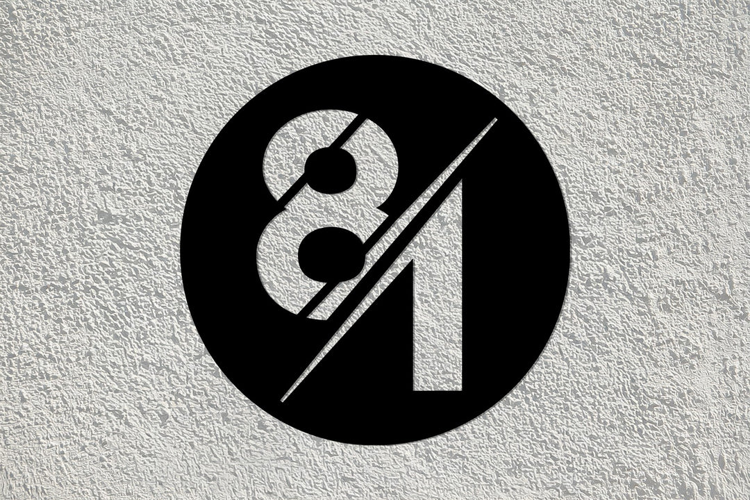 Flor Lunar – Luna y Flor de Loto Decoración De Pared Metal