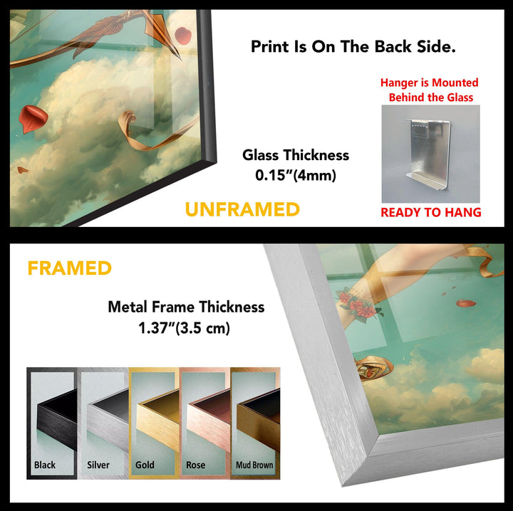 Baby Eros Tempered Glass Wall Art - MyPhotoStation