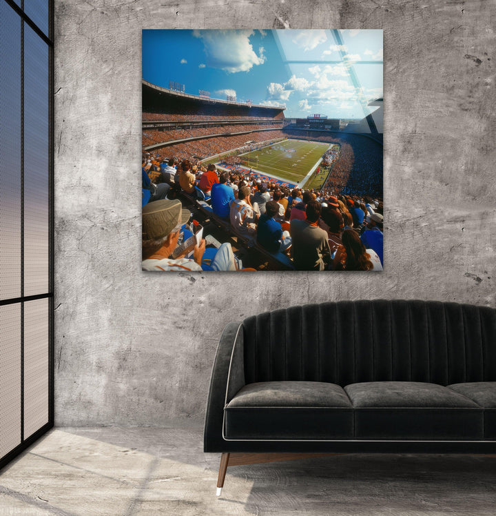 Buffalo NY Bills Glass Wall Art, large glass photo prints, glass wall photos