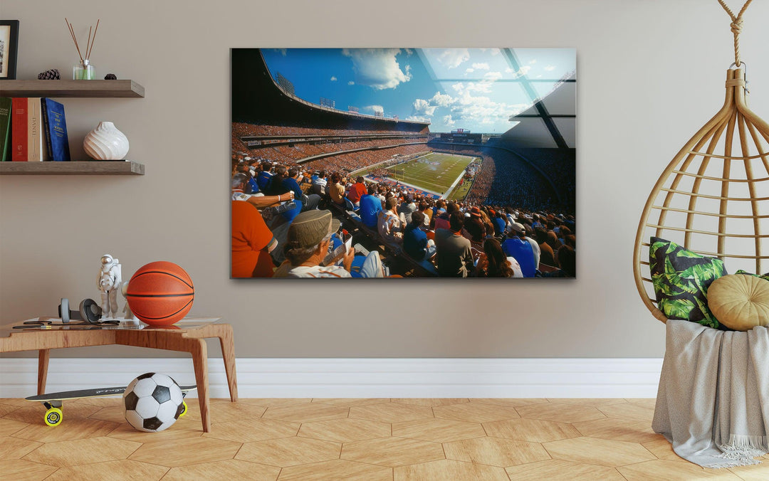 Buffalo NY Bills Glass Wall Art, glass pictures for Wall, glass prints wall art