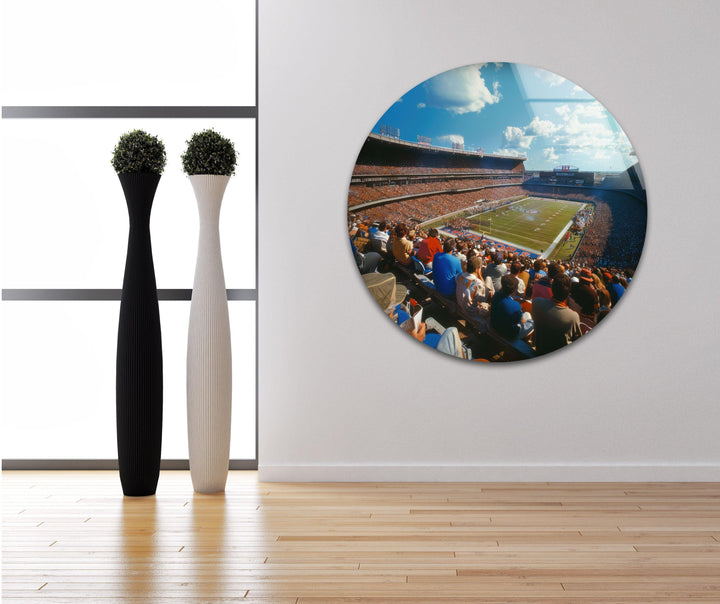 Buffalo NY Bills Glass Wall Art, photo print on glass, prints on glass wall art