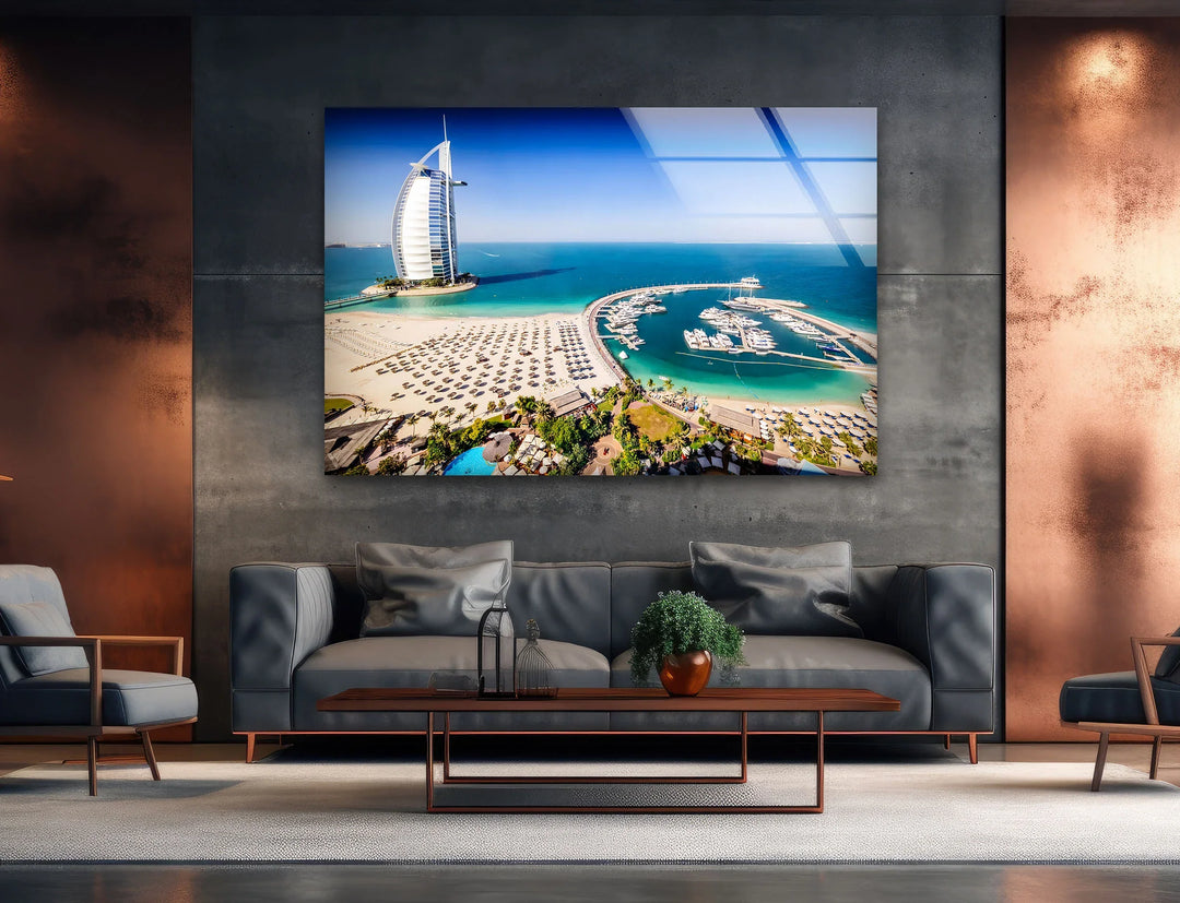 Burj Al Arab in Dubai is the only Seven Star Hotel in the World Stock Burj Al Arab in Dubai is the only Seven Star Hotel in the World Stock