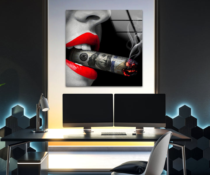 Business Character Glass Wall Art glass photo prints, glass picture prints
