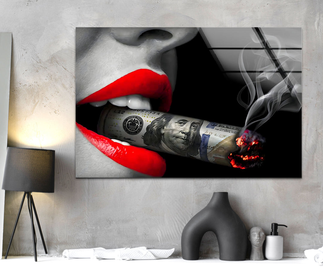 Business Character Glass Wall Art custom glass pictures, glass art prints
