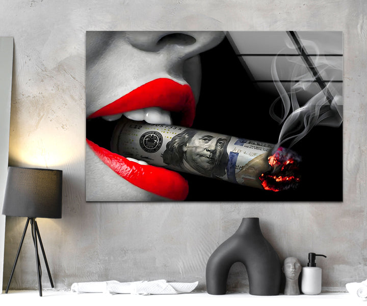 Business Character Glass Wall Art custom glass pictures, glass art prints
