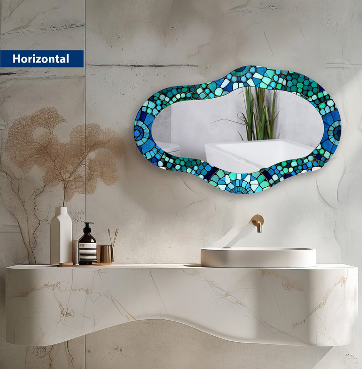 Mirror wall art blending contemporary elegance with artistic flair to enhance your walls
