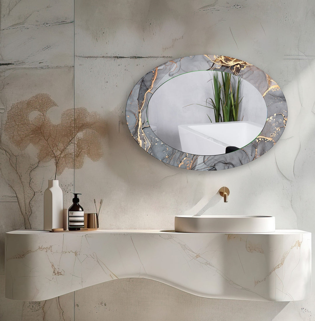 Decorative wall mirror showcasing minimalist elegance for a timeless addition to any room