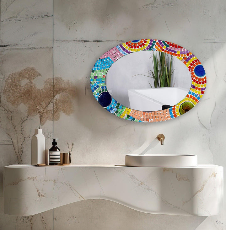 Decorative wall mirror showcasing minimalist elegance for a timeless addition to any room
