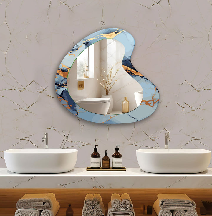 Decorative wall mirror perfect for adding a touch of modern elegance to your home
