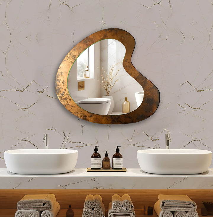 Stylish wall mirrors with bold and sleek frames to elevate the decor of any room
