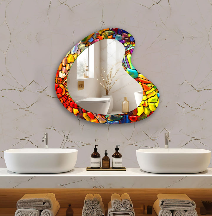 Mirror wall art showcasing intricate designs that enhance the sophistication of your walls
