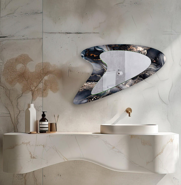Mirror wall art featuring unique designs that blend functionality with artistic elegance
