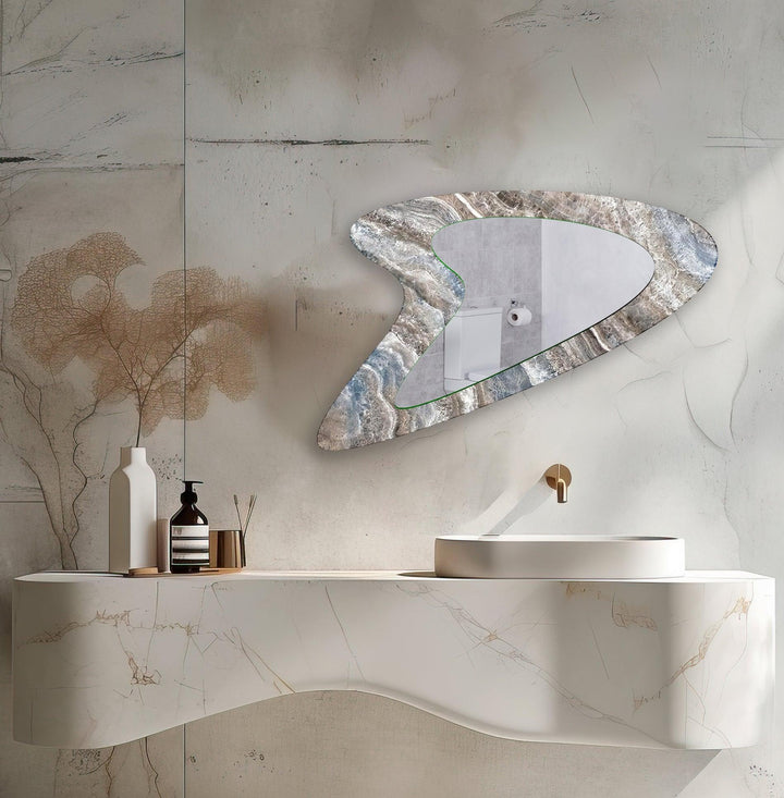 Mirrored wall art showcasing intricate craftsmanship for a unique and stylish addition
