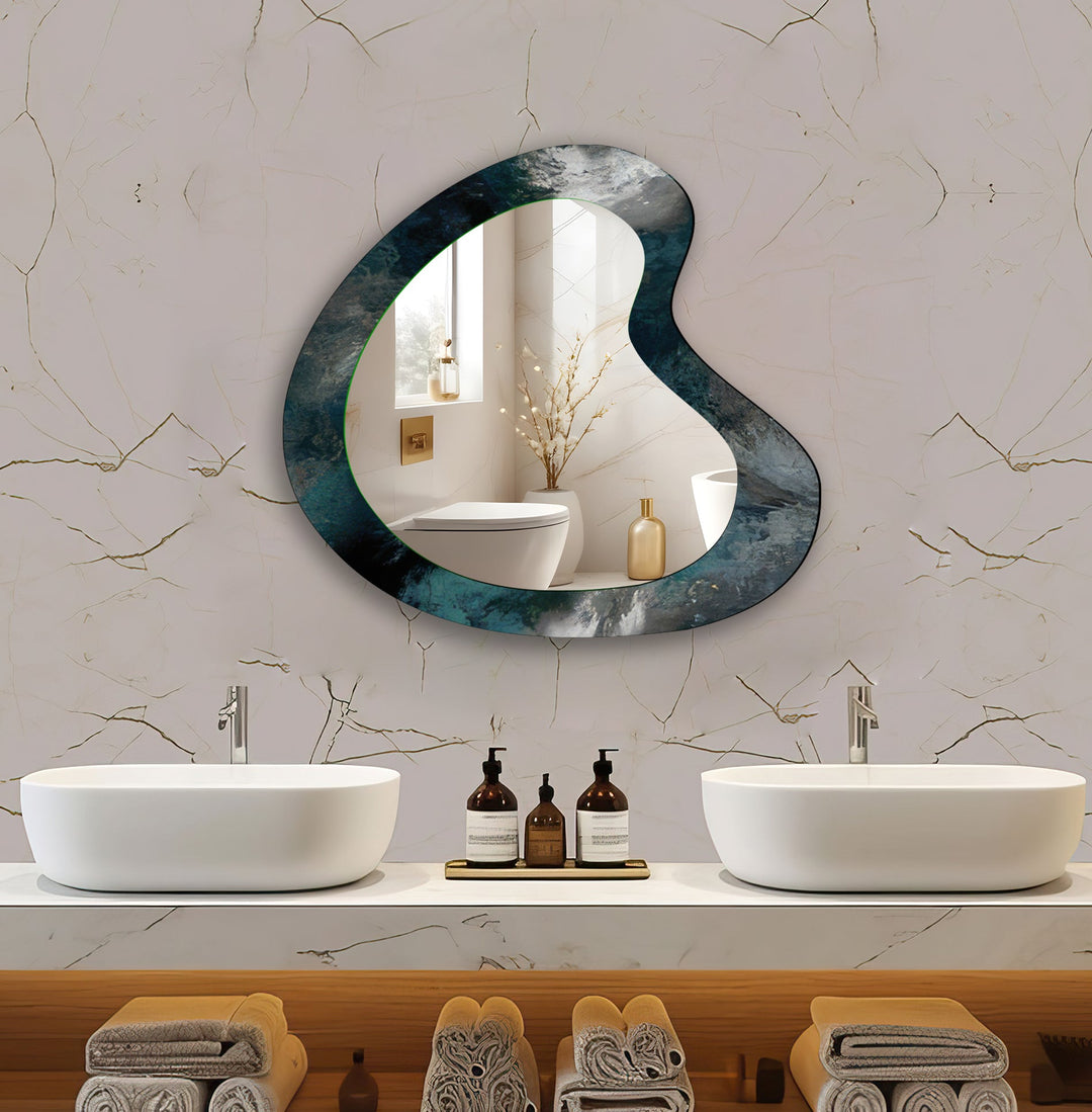 Decorative wall mirror blending timeless charm with contemporary style for versatile decor

