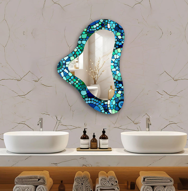 Mirrored wall art with stylish and artistic elements for a bold decor statement
