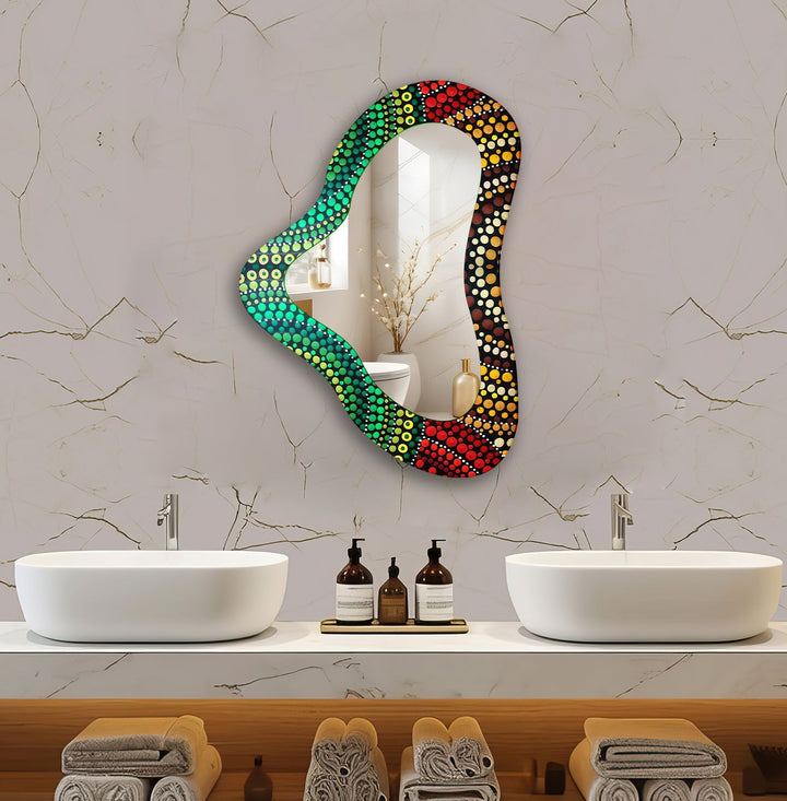 Stylish wall mirrors designed to reflect light and create depth in any room
