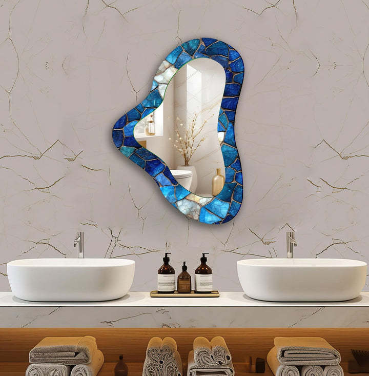 Wall mirrors featuring intricate designs to add depth and light to your living space

