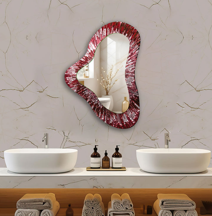 Stylish wall mirrors with bold and sleek frames to elevate the decor of any room
