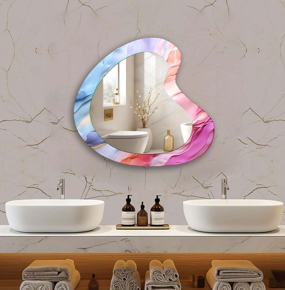 Decorative wall mirror with an ornate frame to add a touch of luxury to your decor

