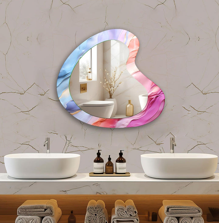 Decorative wall mirror with an ornate frame to add a touch of luxury to your decor
