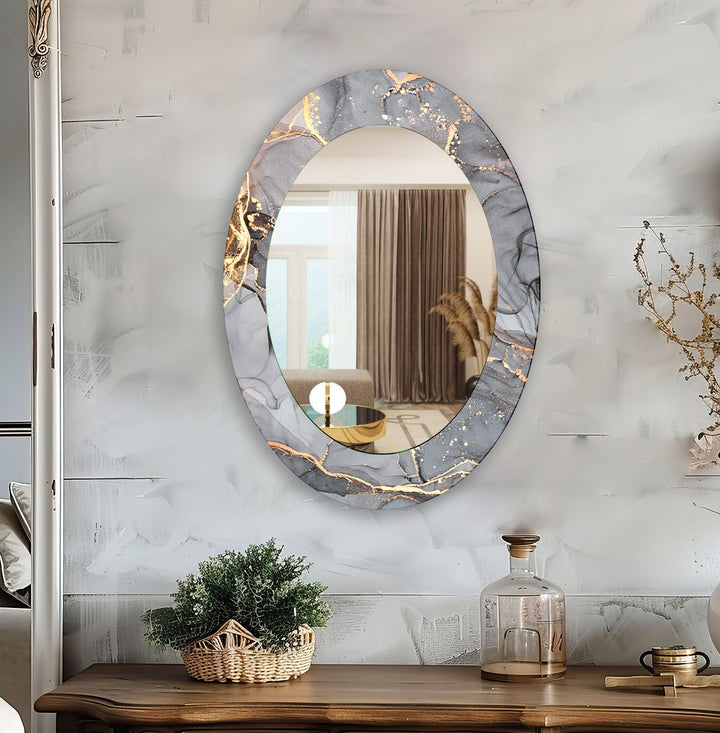 Mirror wall decor with creative frames and reflective details to elevate your home interior
