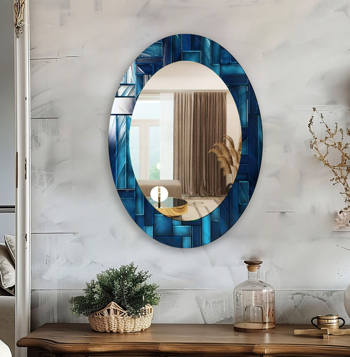 Stylish wall mirrors designed to reflect light and create depth in any room
