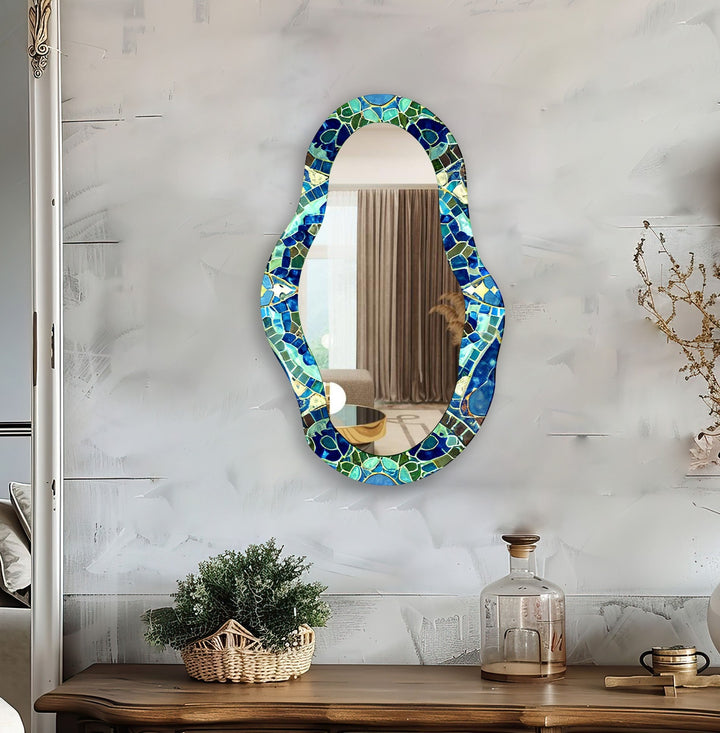 Mirror wall decor with creative frames and reflective details to elevate your home interior
