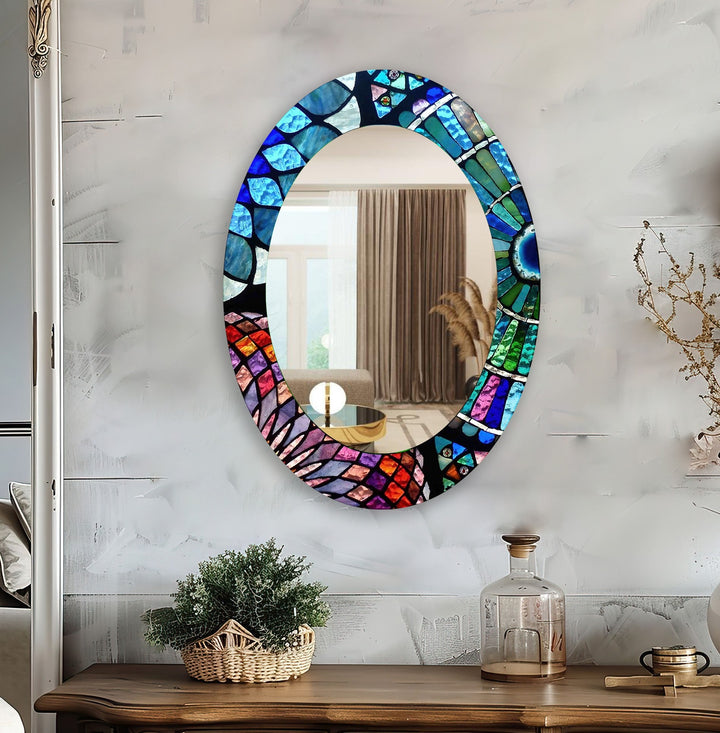 Mirrored wall art showcasing creative shapes and patterns to elevate your wall decor
