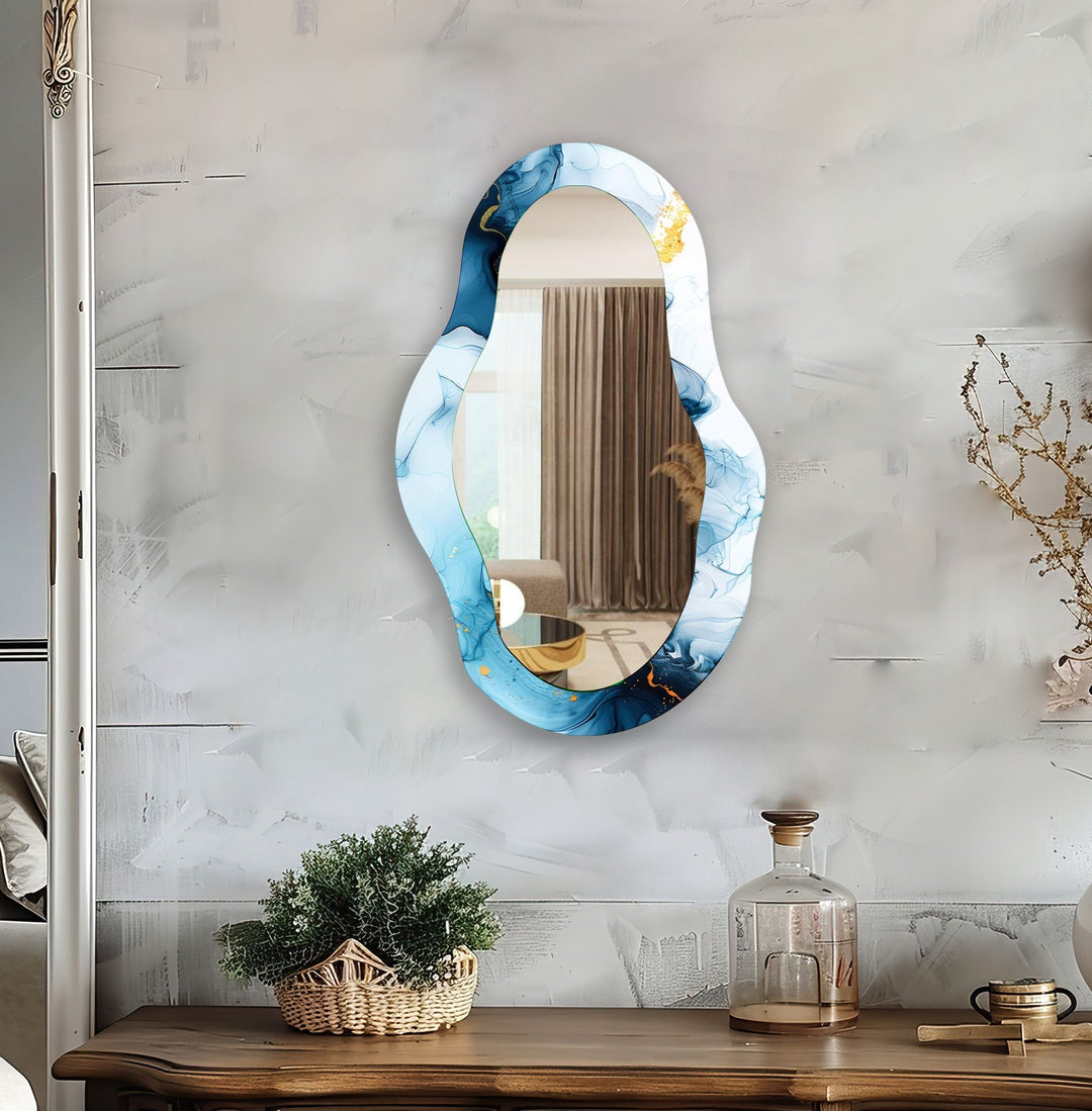 Mirror wall decor with bold designs that serve as a stunning focal point in any room
