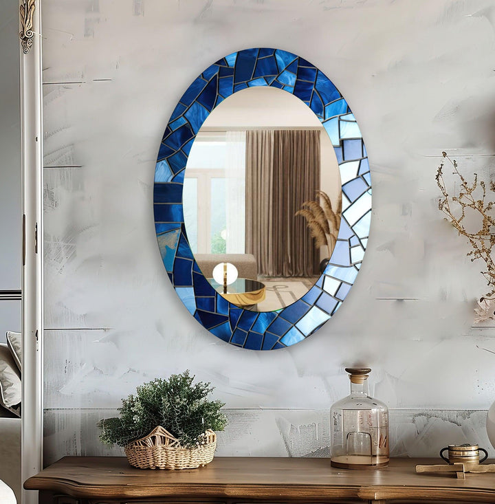 Mirror wall decor combining artistic elements with practical functionality for a unique touch
