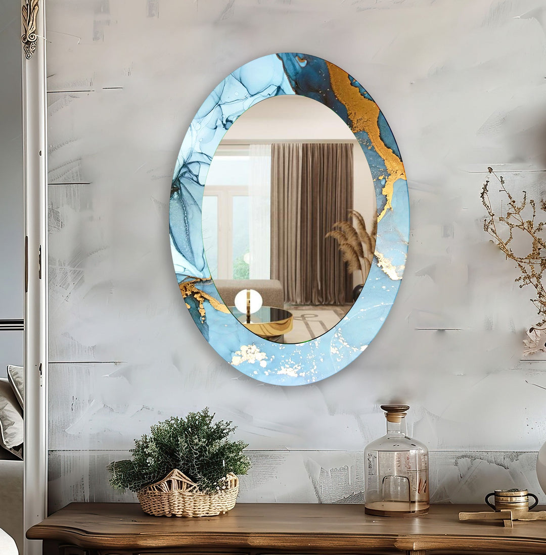 Wall mirrors with sleek frames and reflective surfaces for a modern and minimalistic look
