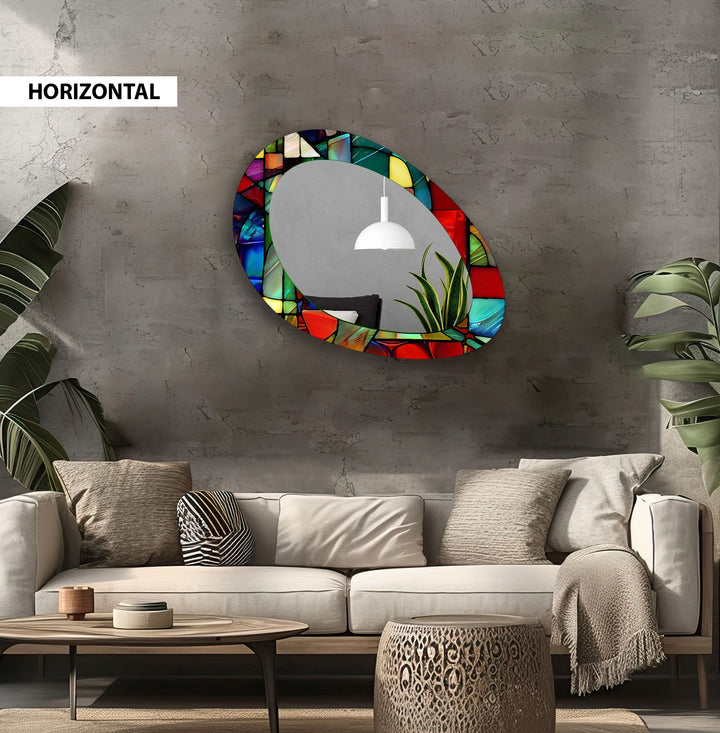 Mirrored wall art showcasing creative shapes and patterns to elevate your wall decor
