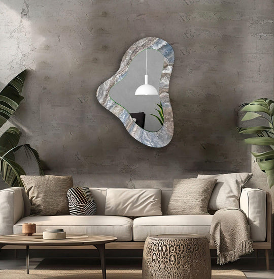 Mirror wall art blending contemporary elegance with artistic flair to enhance your walls
