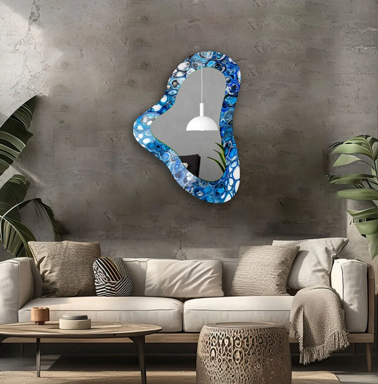 Mirror wall decor with creative frames and reflective details to elevate your home interior
