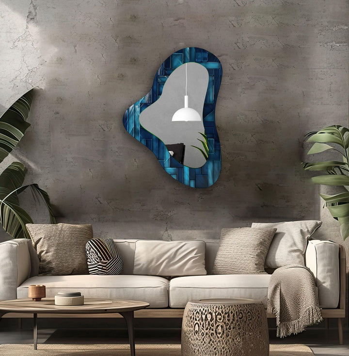 Mirror wall art featuring unique designs that blend functionality with artistic elegance
