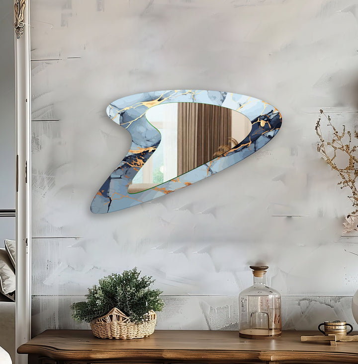 Decorative wall mirror with an ornate frame to add a touch of luxury to your decor
