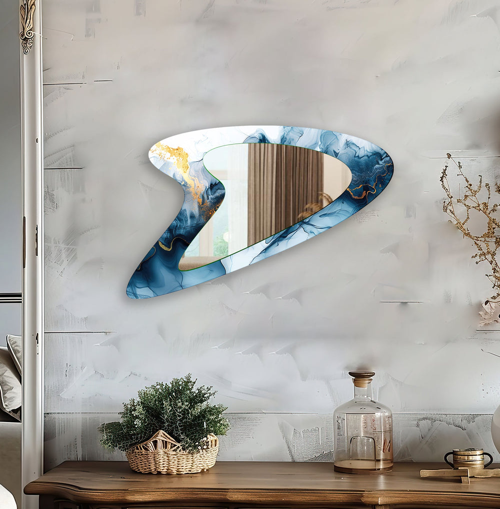 Mirror wall decor with bold designs that serve as a stunning focal point in any room

