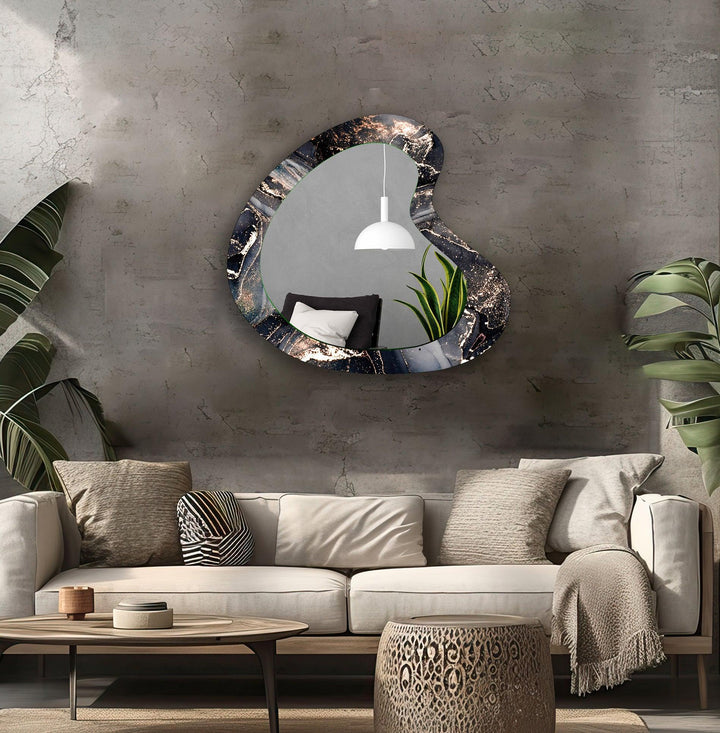Mirror wall art blending contemporary elegance with artistic flair to enhance your walls
