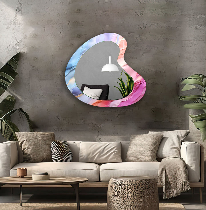 Stylish wall mirrors designed to reflect light and create depth in any room
