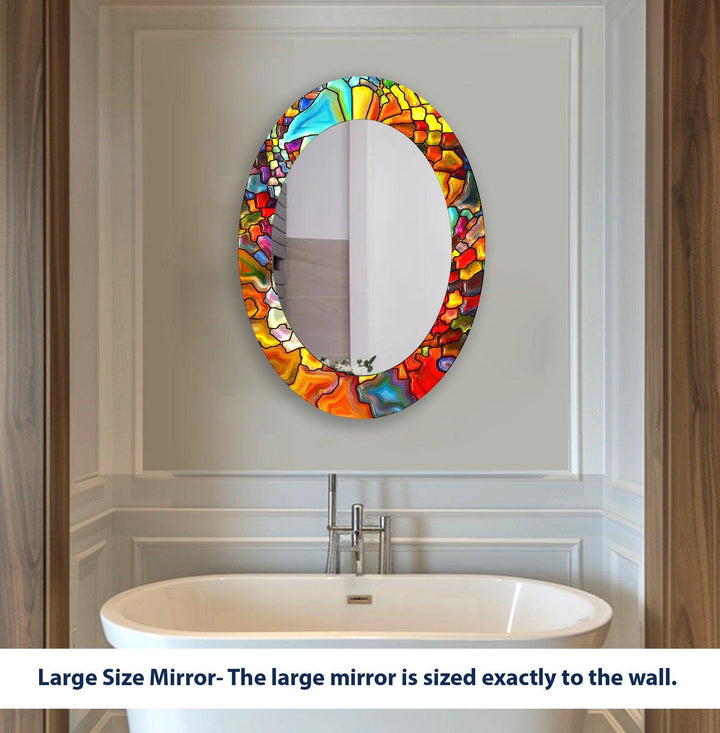 Decorative wall mirror perfect for adding a touch of modern elegance to your home
